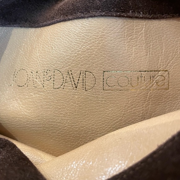 Brown Suede Joan and David Couture Boots - Picture 12 of 13